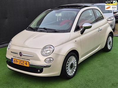 Creme Gebruikt 2009 Fiat 500 Lounge Hatchback | € 8.440 (Duur)
