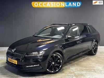 Zwart Gebruikt 2021 Skoda Superb Business Line Stationwagen | € 28.450 (Eerlijke prijs)