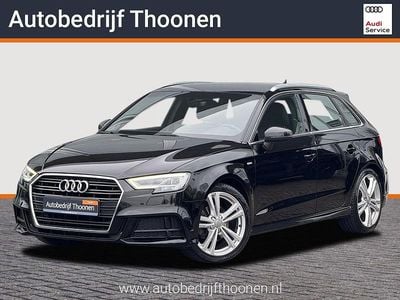 Zwart, metallic lak Occasion 2018 Audi A3 Sportback S-Line Hatchback | € 17.900 (Eerlijke prijs)
