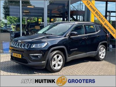 Occasion Jeep Compass Longitude 140 PK (102 kW) 2019 Zwart, metallic lak SUV
