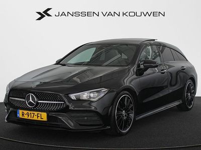 Zwart Occasion 2022 Mercedes CLA200 Shooting Brake AMG line Stationwagen | € 29.745 (Duur)