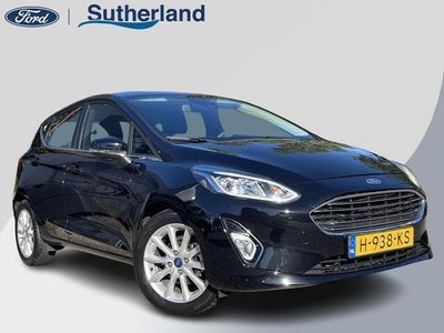 tweedehands Ford Fiesta 1.0 EcoBoost Titanium 100pk Automaat | Stoel,Stuur en Voorruitverwarming | Cruise control | Navigatie | Parkeersensoren achter | Carplay