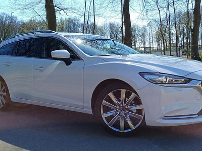 Wit (parellak) Gebruikt 2024 Mazda 6 Exclusive-Line Stationwagen | € 39.500 (Duur)