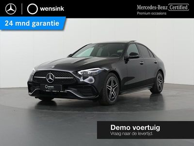Zwart, metallic lak Gebruikt 2025 Mercedes C180 AMG Sedan | € 53.850 (Duur)