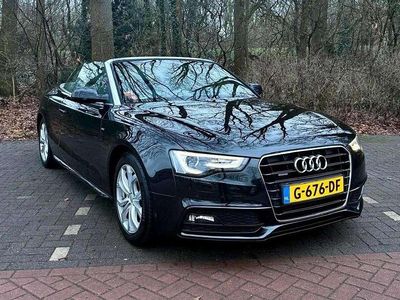 Occasion Audi A5 Cabriolet S-Line 211 PK (155 kW) 2013 Zwart Cabriolet