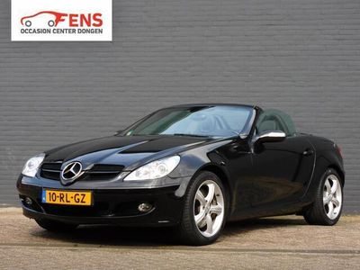 tweedehands Mercedes SLK350 LEER! STOELVERWARMING! AIRSCARF! LM VELGEN! CLIMA!