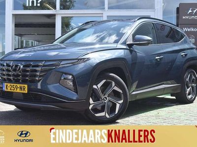 Teal blue (blauw metallic) Occasion 2021 Hyundai Tucson Premium SUV | € 29.950 (Duur)