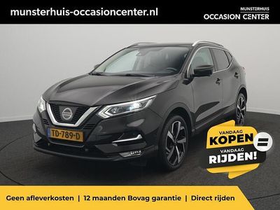 Zwart Occasion 2018 Nissan Qashqai Tekna+ SUV | € 20.995 (Eerlijke prijs)