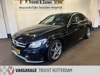 Zwart Occasion 2017 Mercedes C180 Sport Edition Sedan | € 22.750 (Eerlijke prijs)
