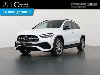 tweedehands Mercedes GLA250 e Business Solution AMG Limited | Panoramadak | Sfeerverlichting | Nightpakket | 20'' Velgen | MBUX augmented reality | achteruitrijcamera |