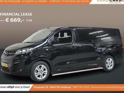tweedehands Opel Vivaro-e Combi L3 75 kWh 6-Persoons Dubbele Cabine Lang Aut. Airco|Navi|2 x
