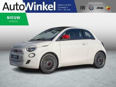 tweedehands Fiat 500e RED 42 kWh | OP VOORRAAD | Cabrio | CarPlay | PDC