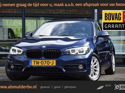 tweedehands BMW 118 1-SERIE i Corporate Lease Executive Automaat | NL-Auto | BOVAG Garantie | Full LED | Navigatie | PDC Achter | Alarm Klasse 3 | Sportstoelen | Bluetooth | Cruise & Climate Control |