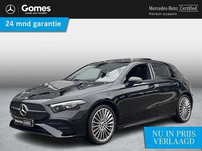 Zwart Occasion 2023 Mercedes A250 AMG line Hatchback | € 35.950 (Iets duurder)