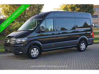 tweedehands VW Crafter 35 2.0 177 L3H3 AUT Navi, Camera, Gev. Stoel, Alarm, LED, 2x Schuifdeur!! NR. B15*