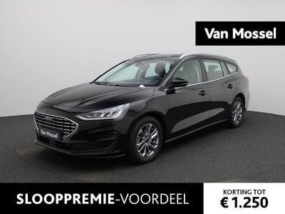 Zwart Occasion 2023 Ford Focus Titanium Stationwagen | € 19.900 (Goede deal)
