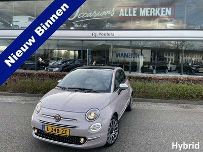 tweedehands Fiat 500 1.0 Hybrid Star / unieke kleur Bianco-stella Airco