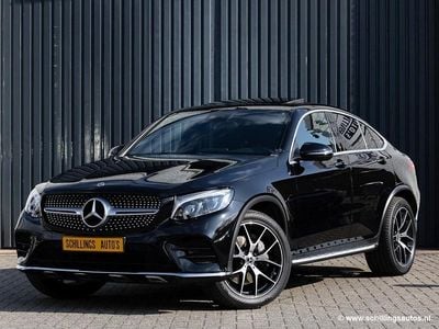 Occasion Mercedes GLC250 AMG line 211 PK (155 kW) 2018 Zwart Coupé