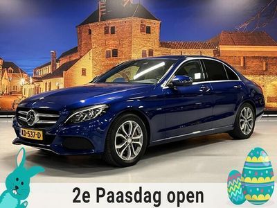 tweedehands Mercedes C350e Lease Edition Plus Leer Burmester Camera Distronic