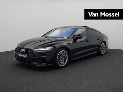 tweedehands Audi A7 Sportback 55 TFSI e quattro Competition | 2X S-LINE | PANORAMADAK | HEAD UP DISPLAY | MEMORY STOELEN | ACHTERUITRIJCAMERA | STOELVERWARMING | PARKEERSENSOREN | ELEKTRISCHE ACHTERKLEP | NAVIGATIE | VIRTUAL COKCPIT | 19"LICHTMETALEN VELGEN | STOELVE