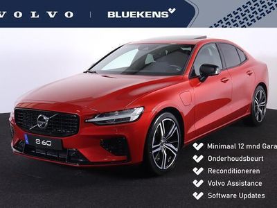 tweedehands Volvo S60 Recharge T8 AWD R-Design - Panorama/schuifdak - IntelliSafe Assist - Harman/Kardon audio - 360º Camera - Adaptieve LED koplampen - Verwarmde voorstoelen, stuur & achterbank - Parkeersensoren voor & achter - Elektr. bedienb. voorstoelen met geheu