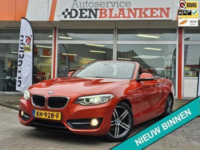 tweedehands BMW 220 220 Cabrio i Sport Automaat BJ.2016 / Groot Navi /