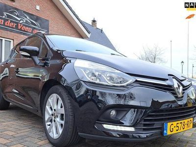 tweedehands Renault Clio IV Estate 0.9 TCe Limited. 1ste eigenaar! NL-auto. Navi, cruise, DAB+, bluetoothverbinding, spraakbediening.