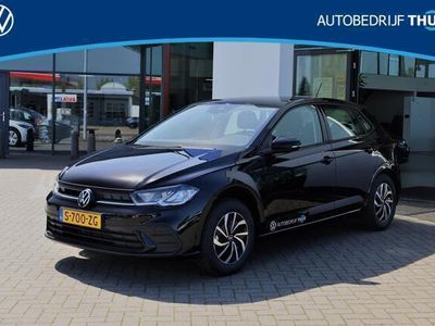 tweedehands VW Polo 1.0 TSI Go Navigatie climatronic digital cockpit pro travel assist diefstal alarm 15" LMV essex multimedia pakket DAB+