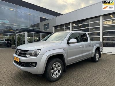 tweedehands VW Amarok 2.0 TDI 4-Motion DC 5- Persoons Highline Automaat 180 Pk Airco Navi Leer Nap 1e Eig.