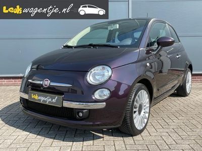 tweedehands Fiat 500 1.2 Lounge *airco *pano *16 inch *violet metallic