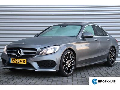 Grijs Occasion 2018 Mercedes C180 AMG Line Premium Plus Sedan | € 27.395