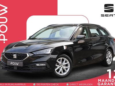 Zwart Gebruikt 2022 Seat Leon Reference Stationwagen | € 15.900 (Eerlijke prijs)