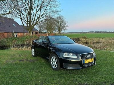 Zwart (metallic) Gebruikt 2008 Audi A3 Cabriolet Attraction Cabriolet | € 5.500