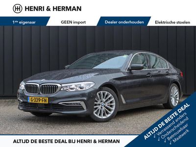tweedehands BMW 530 5-SERIE i High Executive (1ste eig./250pk!!/HarmanKardon/HUD/Camera360/Electr.klep/LED/Keyless)