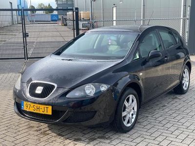 tweedehands Seat Leon 1.6 Reference 5 Deurs Zwart Elek Ramen Div Opties