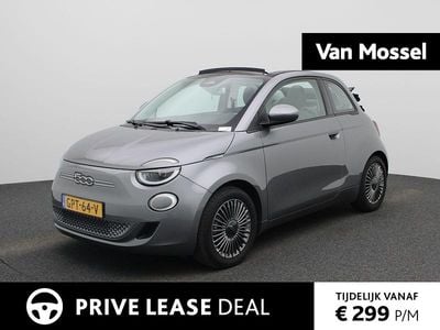 Grijs Occasion 2022 Fiat 500e Icon Cabriolet | € 18.900 (Super prijs)