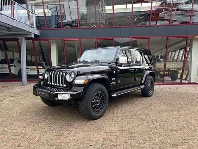 Zwart (metallic) Occasion 2023 Jeep Wrangler Unlimited Sahara SUV | € 59.950 (Super prijs)