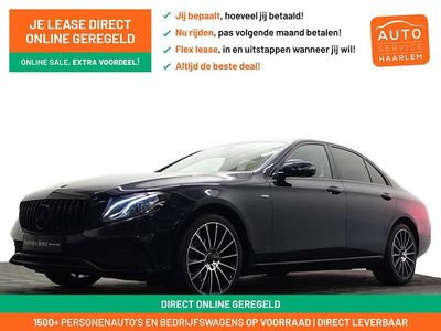Zwart, metallic lak Gebruikt 2016 Mercedes E220 AMG line Sedan | € 29.900 (Iets duurder)