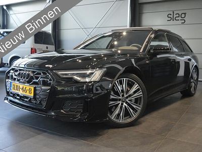 Zwart, metallic lak Gebruikt 2024 Audi A6 S-Line Stationwagen | € 55.900 (Eerlijke prijs)