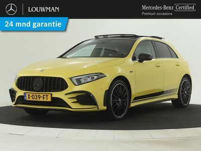 tweedehands Mercedes A250 e AMG Nightpakket | Panoramadak | Dode hoek ass | Sfeerverlichting | Augmanted Reality | Advanced Sound | Carplay | DAB | Inclusief 24 maanden Certified garantie voor Europa.