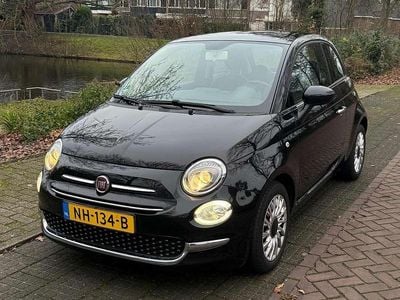 Zwart Gebruikt 2017 Fiat 500 Lounge Hatchback | € 8.999 (Eerlijke prijs)