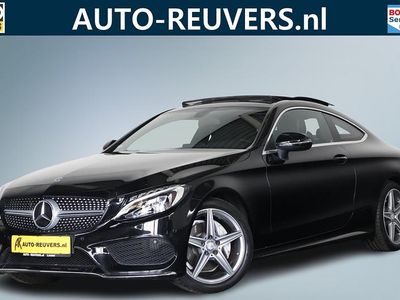 Zwart Occasion 2016 Mercedes C180 AMG line Coupé | € 21.900 (Goede deal)