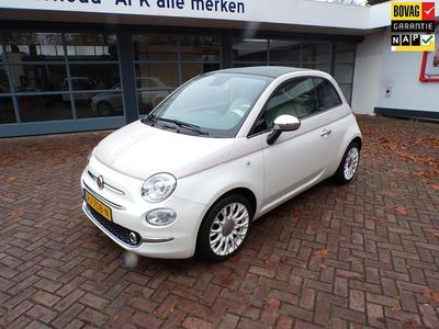 Wit Occasion 2017 Fiat 500C Lounge Cabriolet | € 13.850 (Duur)