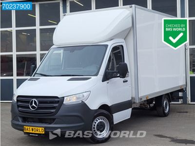 tweedehands Mercedes Sprinter 314 CDI Laadklep Zijdeur Airco Cruise MBUX Meubelbak Koffer Gesloten laadbak 19m3 Airco Cruise control