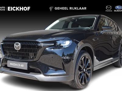 Occasion Mazda CX-60 Exclusive-Line 328 PK (241 kW) 2024 Zwart, metallic lak SUV