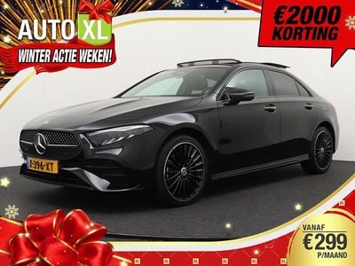 Zwart Gebruikt 2024 Mercedes A250 AMG line Sedan | € 35.940 (Eerlijke prijs)