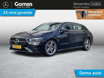 Zwart Gebruikt 2024 Mercedes CLA200 Shooting Brake AMG line Stationwagen | € 35.950