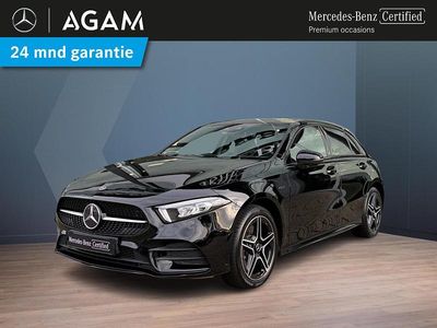 Zwart Gebruikt 2021 Mercedes A250 AMG line Hatchback | € 28.950 (Eerlijke prijs)