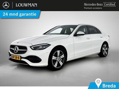 Wit Occasion 2022 Mercedes C300 Sedan | € 37.945 (Eerlijke prijs)