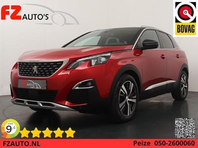 Rood Occasion 2018 Peugeot 3008 GT-line SUV | € 17.745 (Eerlijke prijs)